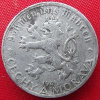 Лот: 1577632. Фото: 2. (№384) 20 геллеров 1941 (Богемия... Монеты