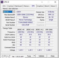 Лот: 16413890. Фото: 4. Оперативная память 8GB DDR4 2666... Красноярск