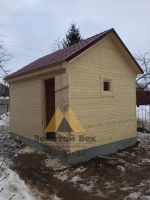 Лот: 15150384. Фото: 2. Каркасная баня 2.5х3.5 два отделения... Срубы и конструкции