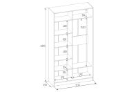 Лот: 23942925. Фото: 5. Шкаф-купе 2-дверный Hoff Home