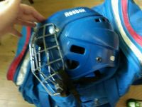 Лот: 9995495. Фото: 2. Шлем хоккейный синий L размер. Обмундирование и экипировка