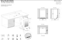 Лот: 25888484. Фото: 3. Встраиваемый винный шкаф Dunavox... Мебель