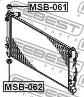 Лот: 25870285. Фото: 2. Втулка крепления радиатора FEBEST... Автозапчасти