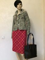 Лот: 10536295. Фото: 5. новая юбка в клетку. шерсть. известный...