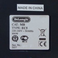 Лот: 7160562. Фото: 3. Кофеварка Delonghi EC 5. Бытовая техника