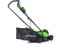 Лот: 23523131. Фото: 3. Электрическая газонокосилка Greenworks... Строительство и ремонт