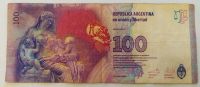 Лот: 21673389. Фото: 2. Аргентина 100 песо 2013. Банкноты