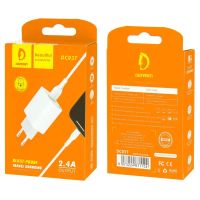 Лот: 22146289. Фото: 3. СЗУ DENMEN DC03T +Type-C 2.4A... Смартфоны, связь, навигация