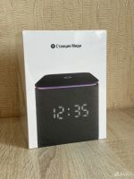 Лот: 21106992. Фото: 2. Яндекс станция миди с zigbee black. Аудиотехника