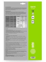 Лот: 25010673. Фото: 2. Бумага Cactus 150 г/м2, А3, матовая... Канцелярские и офисные товары