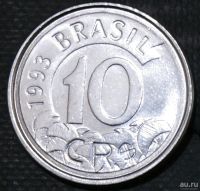 Лот: 13623856. Фото: 2. Экзотика с рубля (17927) Бразилия. Монеты