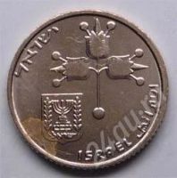 Лот: 199365. Фото: 2. Израиль. 10 новых агорот 1981г... Монеты