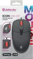 Лот: 25819806. Фото: 3. Мышь проводная Defender Icon MB-057... Компьютеры, оргтехника, канцтовары