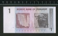 Лот: 10593324. Фото: 2. Зимбабве 1 доллар 2007 г,(ЛЮКС... Банкноты