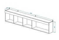 Лот: 14627106. Фото: 3. Полка навесная "Лондон". Мебель