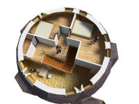 Лот: 8790788. Фото: 4. Купольный дом / Площадь 55 (89... Красноярск