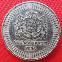 Лот: 1588490. Фото: 2. (№673/LF) 50 тетри 2006 (Грузия... Монеты