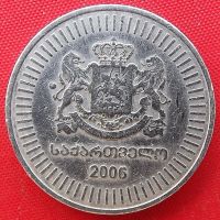 Лот: 1588490. Фото: 2. (№673) 50 тетри 2006 (Грузия). Монеты