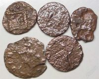 Лот: 1208962. Фото: 2. Древний Рим. 5 монет. 3-й век... Монеты