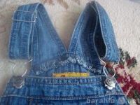 Лот: 1009026. Фото: 3. Детский джинсовый комбинезон,рост... Дети растут