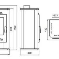 Лот: 16739311. Фото: 2. Печь-камин "Бранденбург" Жарсталь... Тепловое оборудование, климат
