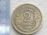 Лот: 19857582. Фото: 4. Монета 2 франк два Франция 1933... Красноярск