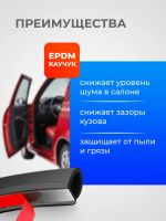 Лот: 25616182. Фото: 2. Уплотнитель двери в автомобиль... Инструмент