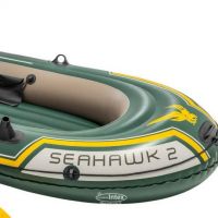 Лот: 16161299. Фото: 3. ЛОДКА INTEX надувная Seahawk 2... Авто, мото, водный транспорт