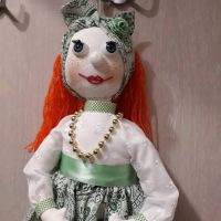 Лот: 12596031. Фото: 2. Кукла-пакетница2. Ручная работа