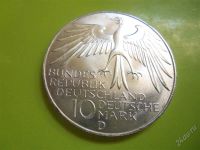 Лот: 2767839. Фото: 2. 10 марок 1972 г.ФРГ,серебро,15... Монеты