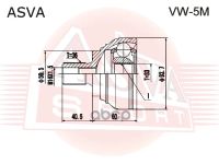 Лот: 24753907. Фото: 2. Шрус Наружный 33X59.5x36 ASVA... Красноярск