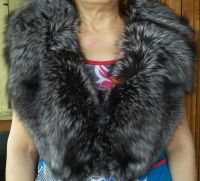 Лот: 9454706. Фото: 2. Горжетка, чернобурая лиса. Новая... Женская одежда