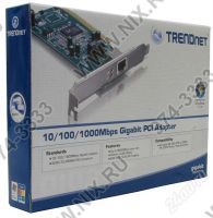 Лот: 320104. Фото: 2. Сетевая карта TRENDnet 1000Mbps... Сетевые устройства