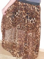 Лот: 4193318. Фото: 2. Новая шифоновая юбка леопард ассиметричный... Женская одежда