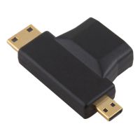 Лот: 2636048. Фото: 3. HDMI F to MicroHDMI M / MiniHDMI... Компьютеры, оргтехника, канцтовары