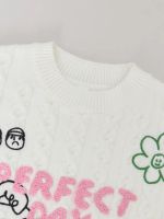 Лот: 23343474. Фото: 4. Вязаный джемпер с вышивкой для... Красноярск