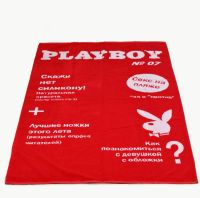 Лот: 7430771. Фото: 3. Полотенце "Плэйбой", пляжное полотенце... Домашний быт