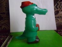 Лот: 21445976. Фото: 2. Советская игрушка-дутыш Крокодил... Коллекционирование, моделизм