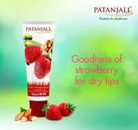 Лот: 6382321. Фото: 2. Бальзам для губ "Клубника" Patanjali... Косметика и уход