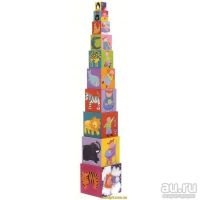 Лот: 9176082. Фото: 2. Кубики-пирамида Забавные кубики... Игрушки