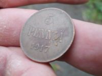 Лот: 14782241. Фото: 2. Отличные 5 пенни 1917 года, Орёл... Монеты