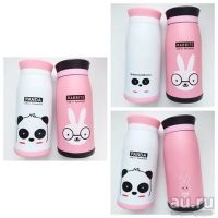 Лот: 6525076. Фото: 2. Термос "Кролик" (розовый) 500... Посуда, кухонная утварь