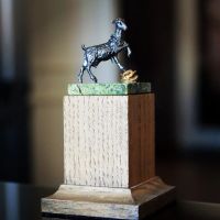 Лот: 25518247. Фото: 2. Статуэтка "Коза с колокольчиком... Сувениры
