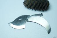 Лот: 8939860. Фото: 2. Нож складной листок лист stainless. Охота