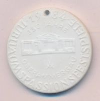 Лот: 15183680. Фото: 2. Германия ГДР 1983 Медаль Обераммергау... Значки, медали, жетоны