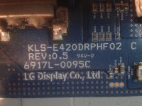Лот: 21764181. Фото: 2. Led-driver KLS-E420DRPHF02,6917L-0095C... Запчасти для бытовой техники