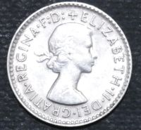 Лот: 11232704. Фото: 2. Австралия. 1955 год. Серебро. Монеты