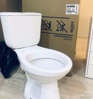 Лот: 13235375. Фото: 2. Унитаз с новой гофрой. Сантехника, водопровод