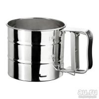 Лот: 13228596. Фото: 2. Сито для муки, нержавеющая сталь... Посуда, кухонная утварь