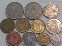 Лот: 21378802. Фото: 2. Набор монет Испании, 11 шт., разные... Монеты